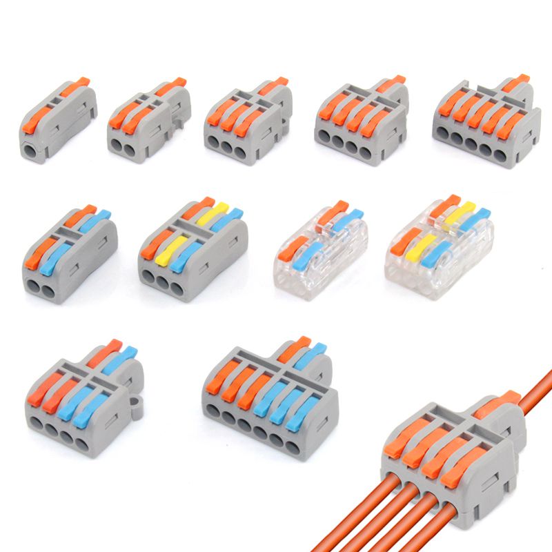 Push Fit Connector - 1/5/10 Buah Konektor Kabel Kabel Kabel