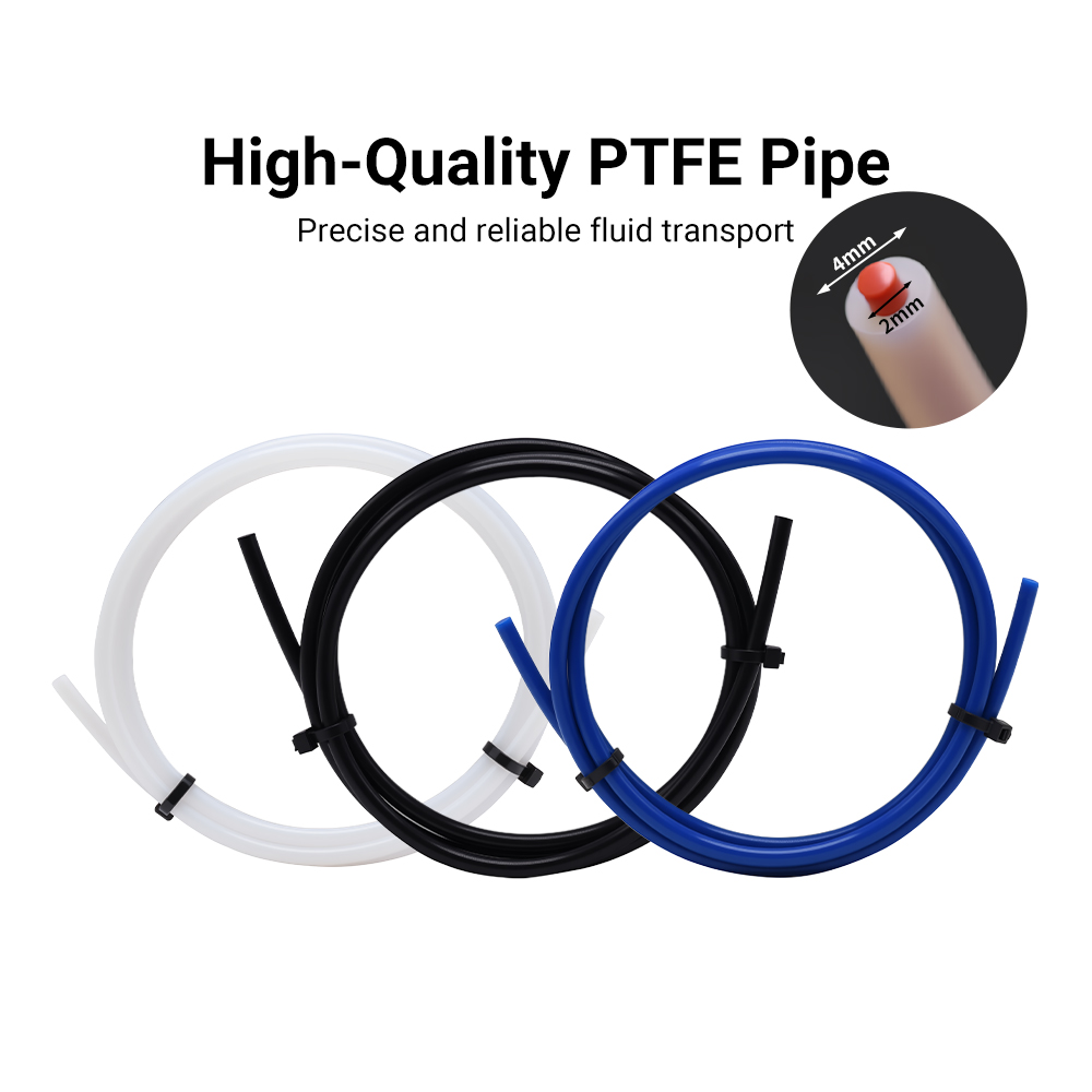Ptfe Tape Thread - 1M tabung PTFE 2x4mm MK8 ujung
