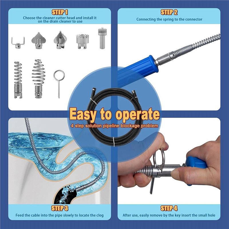 Alat Pembersih Pipa Fleksibel  - Drain Snake Flexible ulasan dan harga