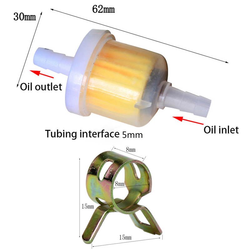 1Set pipa selang Inline bensin - Plastic Pipe Clip ulasan dan harga