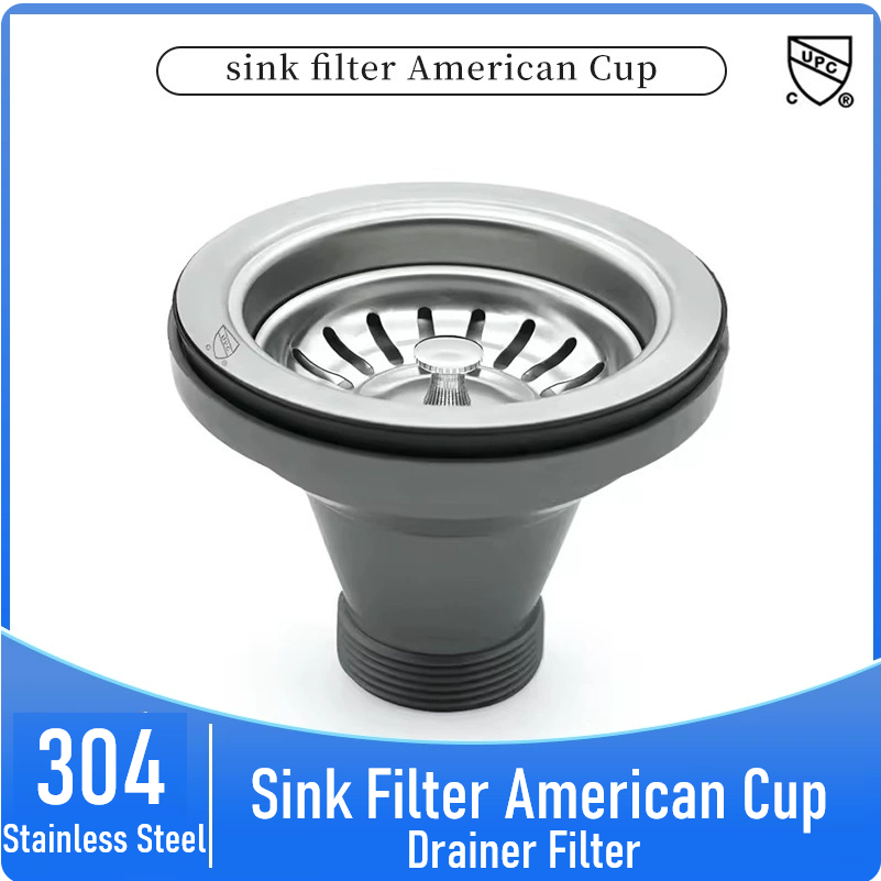 Filter wastafel cangkir Amerik - Overflow Pipe Clip ulasan dan harga